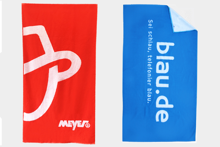 Strandtuch Bedrucken Besticken Als Werbeartikel